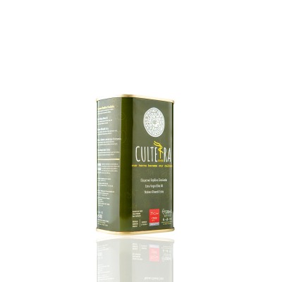 Natives Olivenöl Extra<hr>Metallbehälter<hr>500ml