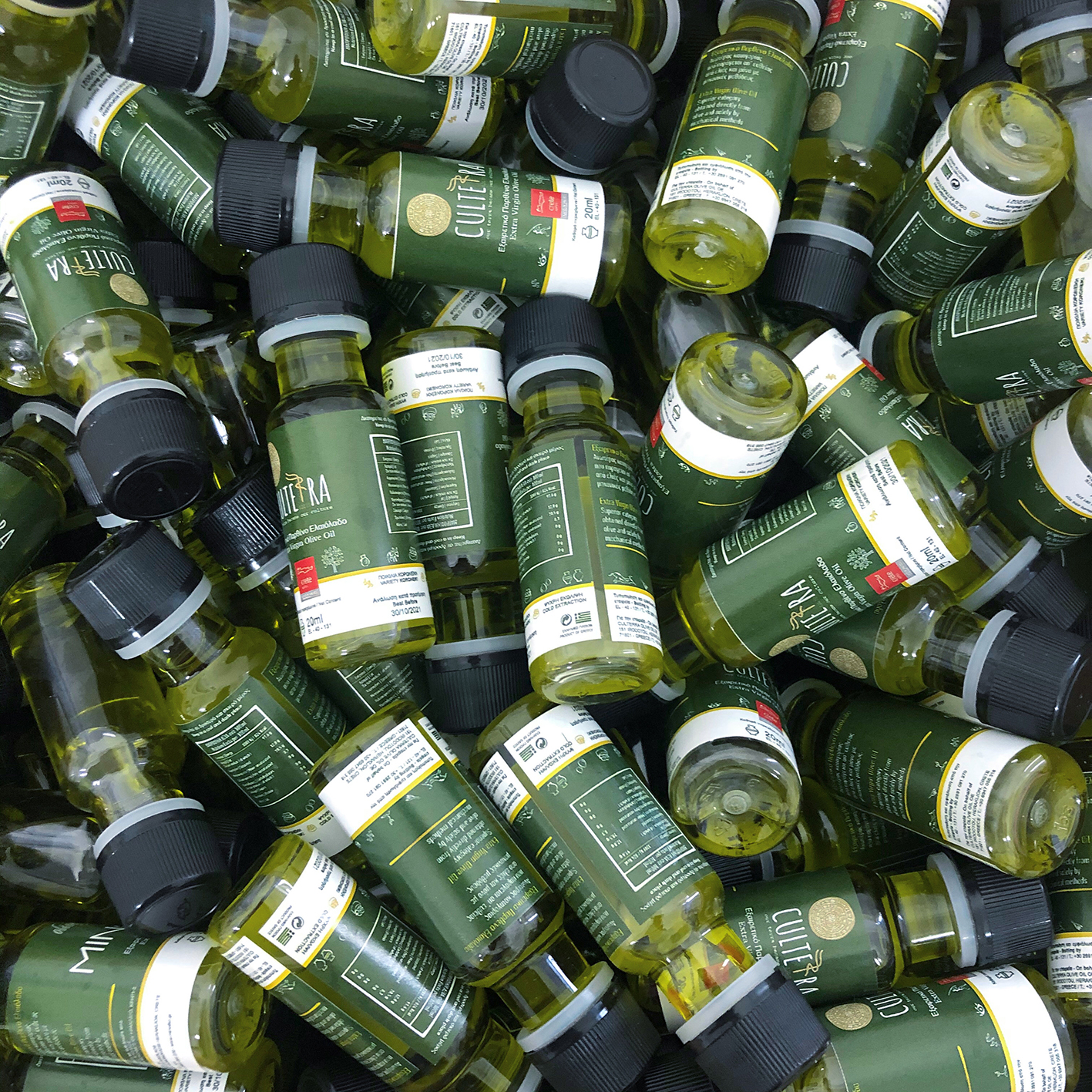 Bouteille d'huile d'olive individuelle Bouteille d'huile d'olive individuelle